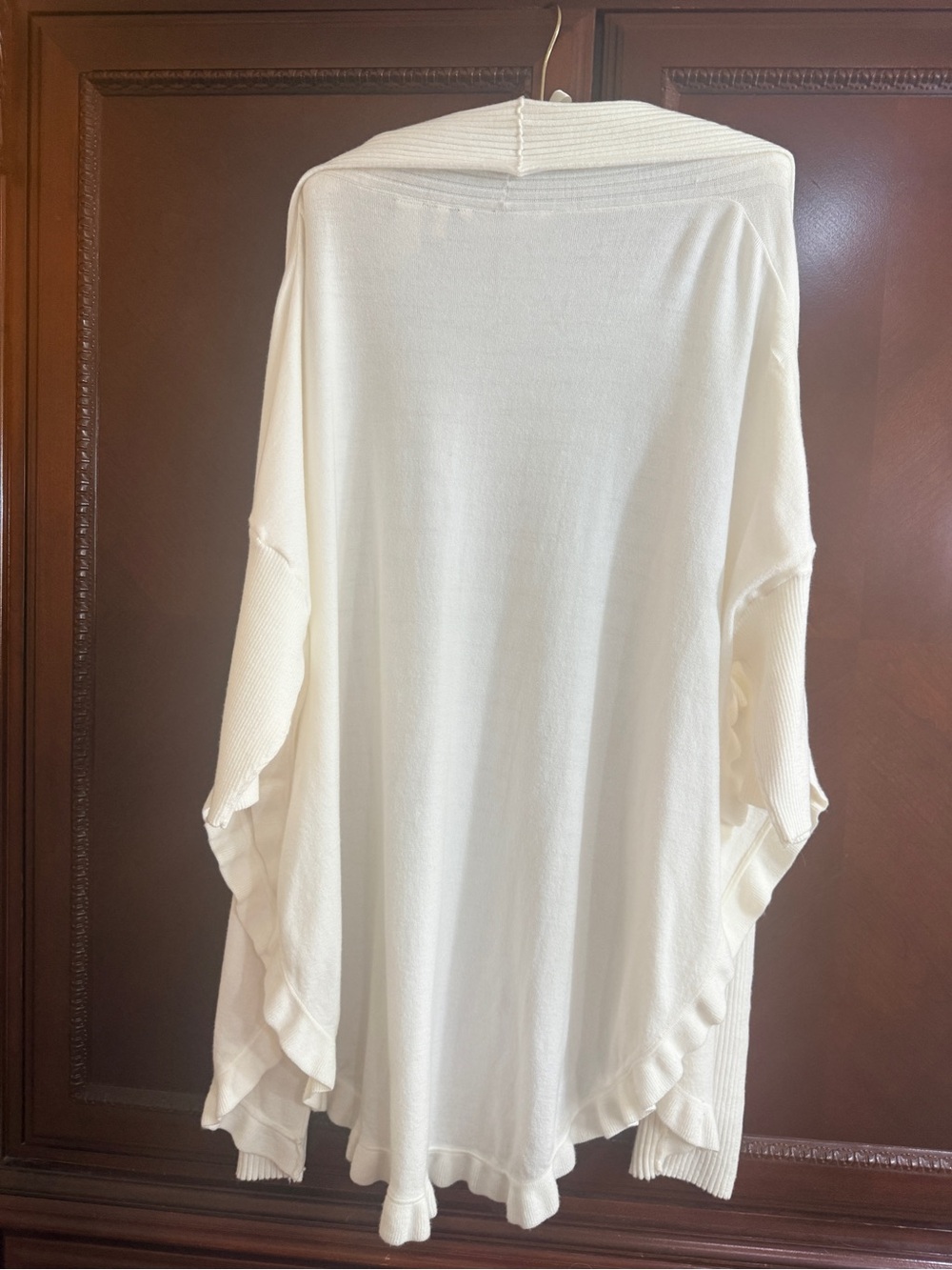 Soft Surroundings Draped Ruffle
Open Front Cardigan kimono
sleeves sz Exlg NWOT - Picture 5 of 10